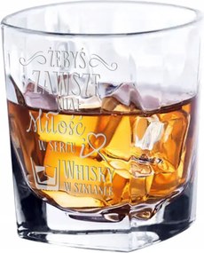 Whisky pohár gravírozással 280ml ajándék minden alkalomra