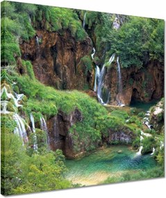 Vászonkép 40x40 Magasabb a vízesésnél