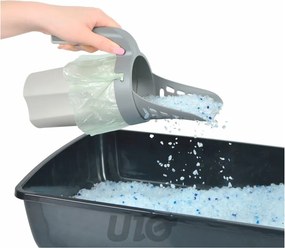 Világosszürke lapát 16x11 cm – Love Story