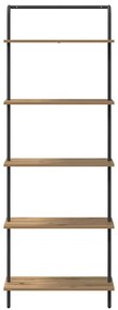 Könyvespolc kézműves tölgy 60 x 24 x 168 cm Faanyag