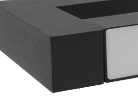 LED Kültéri fali lámpa 2xLED/4W/230V IP54 30 cm fekete