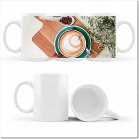 Nyomott mintás bögre Cukormentes kávé Fitt leszek