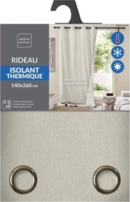 Bézs kordbársony termo függöny 140x260 cm Madison – douceur d'intérieur