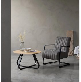 Sötétszürke fotel Trout – Unique Furniture