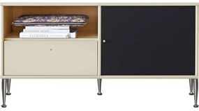 Bézs TV-állvány fém lábakkal Mistral 222