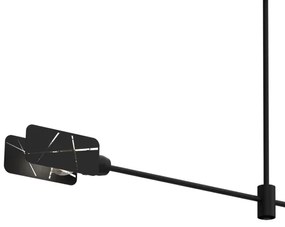 Csillár rúdon ASTRA 2xE27/60W/230V fekete