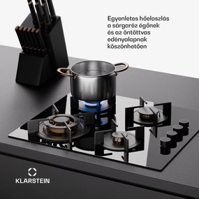 Klarstein Goldflame 4, gáz főzőlap, 4 égő