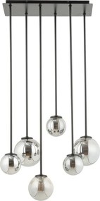 Sigma lighting modern mennyezeti lámpa tulia fekete szürke sig33498