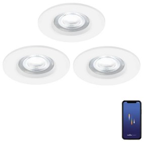 Nordlux Nordlux-KÉSZLET 3x LED dimmelhető fürdőszobai lámpa DON SMART LED/4,7W/230V IP65 NX0026