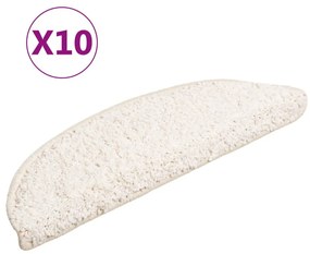10 db fehér lépcsőszőnyeg 56 x 17 x 3 cm
