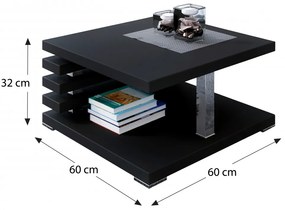 Kyoto dohányzóasztal fekete