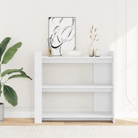 fehér szerelt fa tálalóasztal 100 x 35 x 90 cm