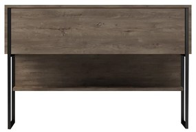 Komód Luxe - Black, Walnut