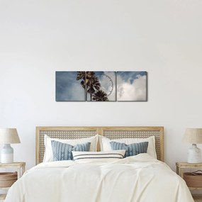 Kép - Pálma dráma (órával) (90x30 cm)