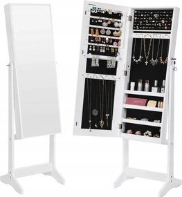 Ékszerszekrény Álló fésülködőasztal tükörrel Hatalmas álló tükör