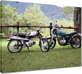 Vászonkép 50x40 Klasszikus motorkerékpár Motor