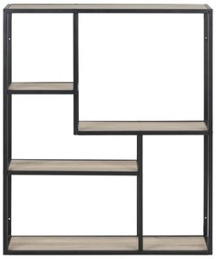 SARON fali polc, sonoma tölgy/fekete