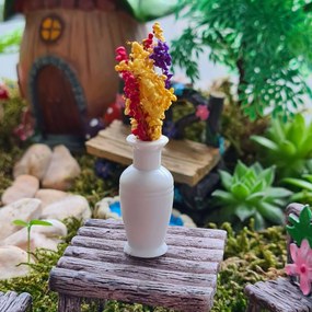 Tündérkert váza virággal 6 cm