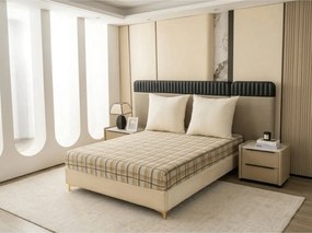 Mikroplüss lepedő PLAID 90x200 cm krém színű