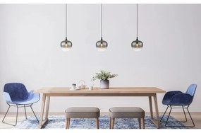 Globo 15548H - Csillár zsinóron MAXY 1xE27/40W/230V átm. 24 cm fekete