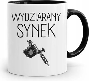 Bögre Fekete Ajándék Fiúnak Kitűzött Fiú Nyomtatott Fényképpel