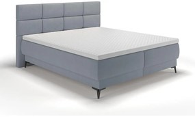 Kontinentális franciaágy 180 cm Riviera 180 (ágyráccsal és matraccal) (tárolóhellyel) (grafit + fekete). Akció -15%. 1099638