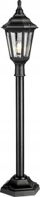 Kültéri kerti lámpaoszlop klasszikus fekete 118 cm Elstead