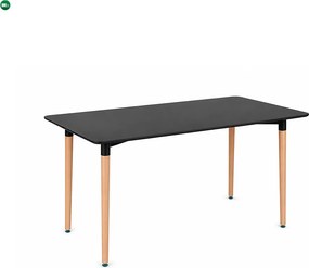 Verona 120 4+1 étkező garnitúra fekete-barna