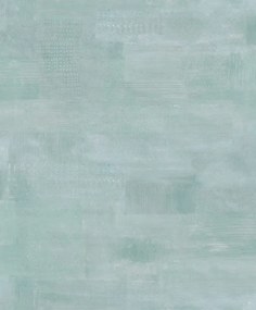 Fali tapéta türkiz beton hatású dörzsölt tapéta kék