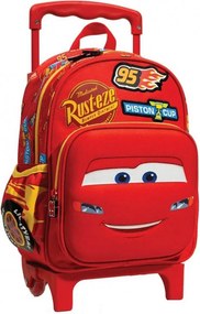 Disney Verdák Piston Cup gurulós ovis hátizsák, táska 30 cm