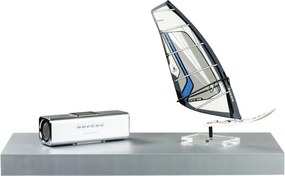 Fali polc STILISTA® Volato 90 cm - ezüst