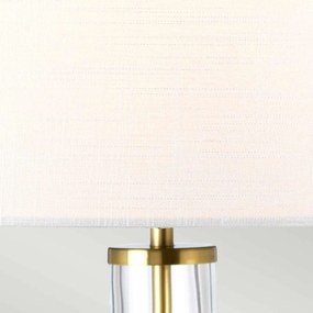 Elstead modern asztali lámpa orb sárgaréz elsorb-clear-ab-wht