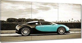 Vászonkép 180x90 Türkiz Bugatti Auto