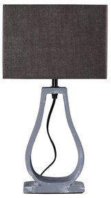 Candellux Asztali lámpa FEMO 1xE14/40W/230V szürke/barna CA0266