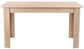 Yorki Standard étkezőasztal 140x80 cm sonoma tölgy