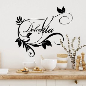 Dolce fém fali dekoráció, 56×48 cm
