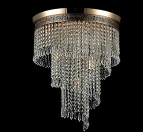 Maytoni glamour klasszikus kristály mennyezeti lámpa cascade arany mydia522-cl-07-g