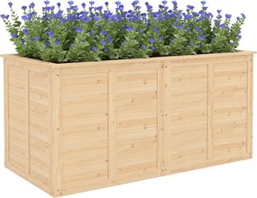 Outsunny fa magaságyás, 152 x 77 x 77 cm — emelt mély fűszerágyás nyitott aljjal és merevítő rudakkal | Aosom