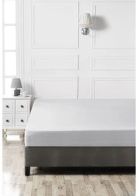 Szürke gumis pamut lepedő 140x190 cm – Mijolnir