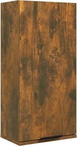 vidaXL füstös tölgy színű fali fürdőszobaszekrény 32 x 20 x 67 cm