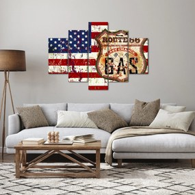 Kép - Vintage zászló (150x105 cm)