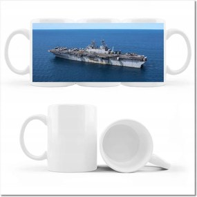 Nyomott mintás bögre Repülőgép Hajó Tenger