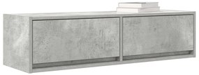 TV szekrény Beton szürke Szerelt fa 100 x 31 x 25.5 cm