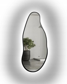 Szabálytalan alakú tükör keretben Led háttérvilágítással Baryt 50x129
