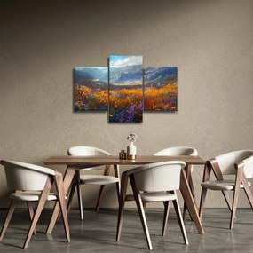Kép - Festett hegyi táj II. (90x60 cm)