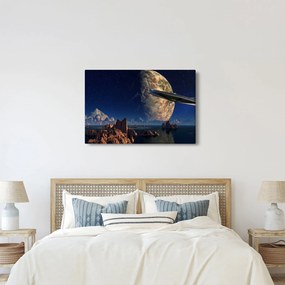 Kép - idegenek érkezése (90x60 cm)