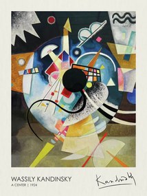 Reprodukció A Center (1924), Wassily Kandinsky