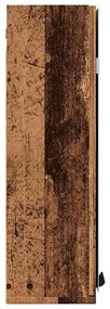 Fürdőszoba tükörszekrény Régi fa 64x20x66,5 cm Gépelt fa