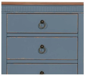 Kék éjjeliszekrény Shabby – Ixia
