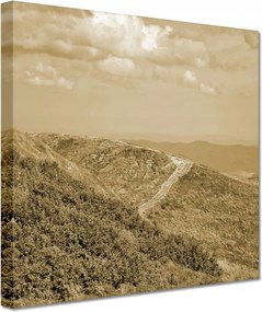 Vászonkép 60x60 Lengyel Bieszczady hegyek